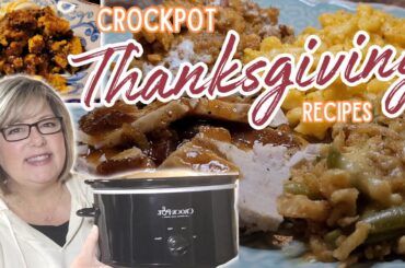 No Stress Thanksgiving Dinner: Easy Crockpot Recipes Galore! Slow Cooker Thanksgiving Recipes