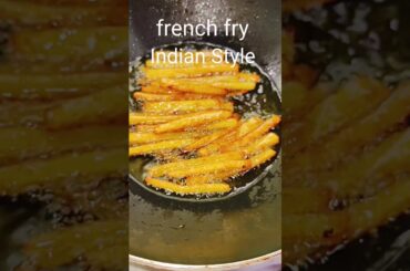 Potato Recipe | French Fry Indian Style #foodshorts #potato