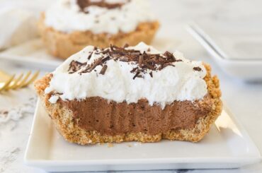 French Silk Pie for Two | Small Batch Dessert