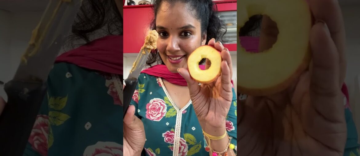 Healthy Apple Donuts | #tamilshorts #cookingathome