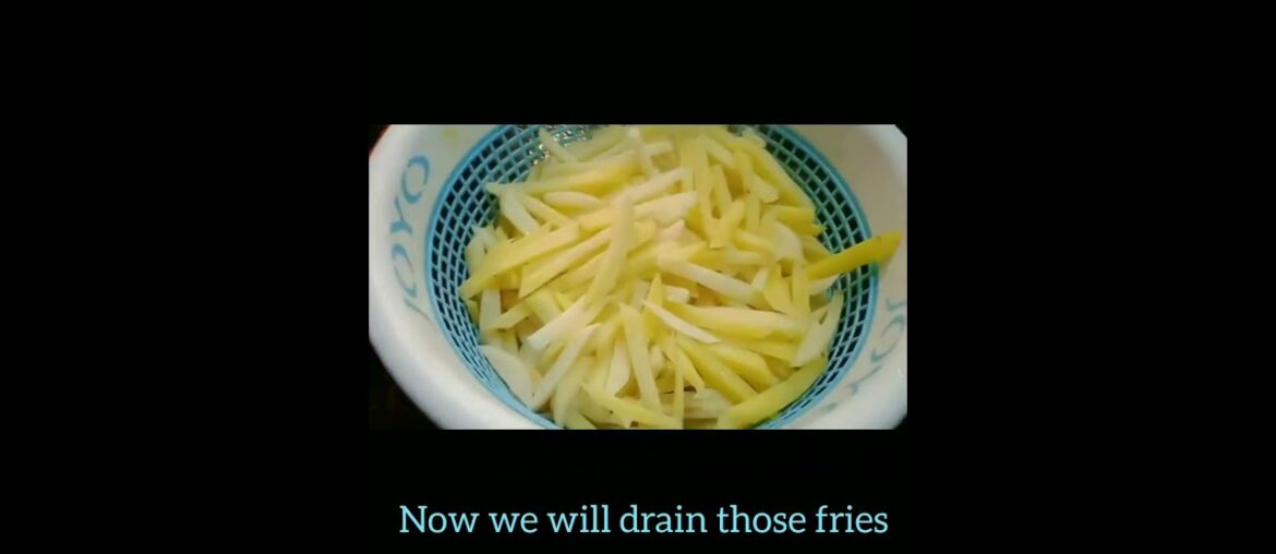 Bazaar Jaise French Fries Ghar Par Banaye l FingerChip's Recipe I Easy Method Of Making French Fries