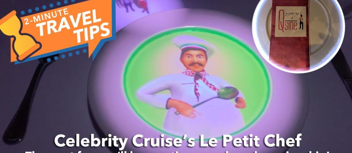 Le Petit Chef: Specialty Dining on Celebrity Cruises. Most fun you'll have eating on a cruise ship.