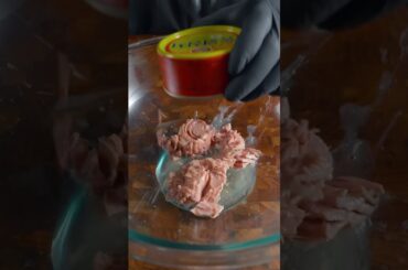 fresh agurus with egg and canned food #shorts