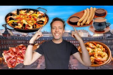 COMPLETE Madrid Food Guide (Tapas, Churros, Paella, Desserts, Restaurants & More)