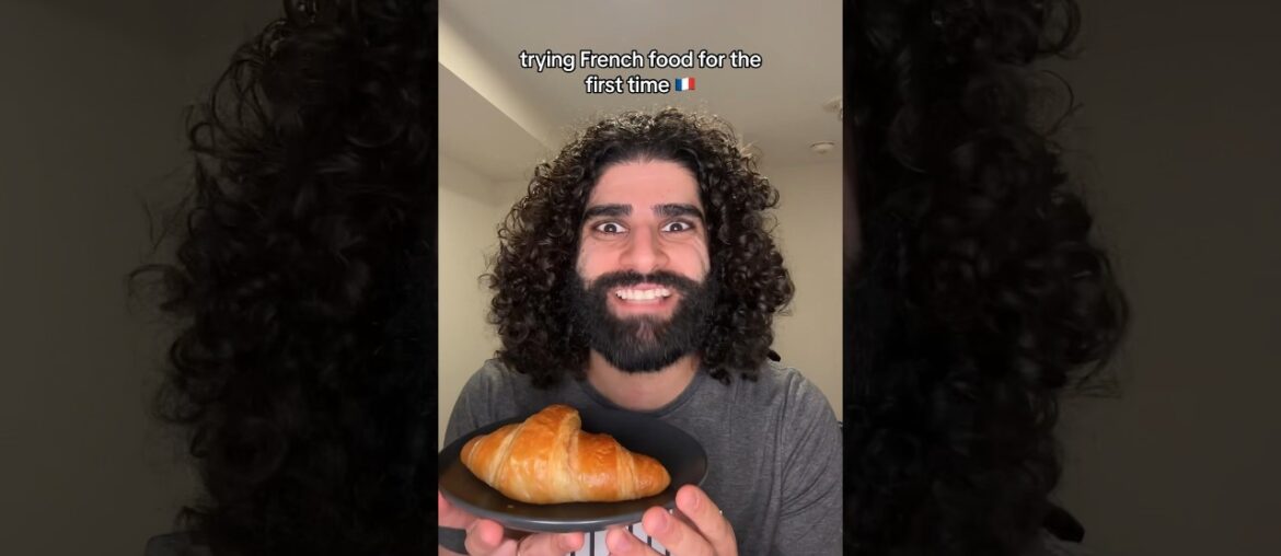 Trying French food for the first time