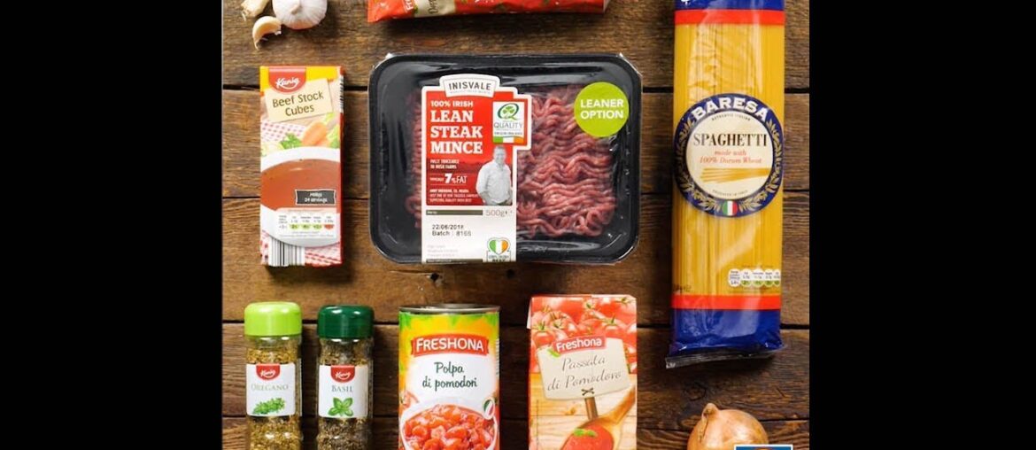 Lidl Recipes - Spaghetti Bolognese