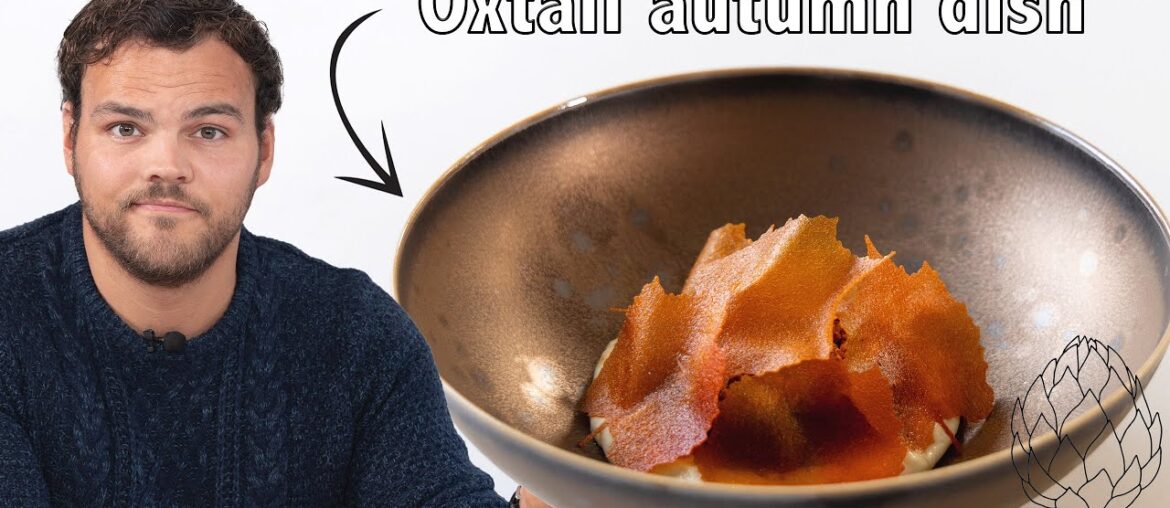 Perfect autumn dish! Braised oxtail with crispy autumn leaves | Fine dining cooking Perfect autumn dish! Braised oxtail with crispy autumn leaves | Fine dining cooking