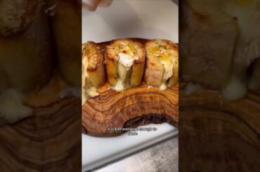 Girl Dinner Charcuterie Las Vegas Wally’s Resorts World Brie Stuffed French Bread honey truffles