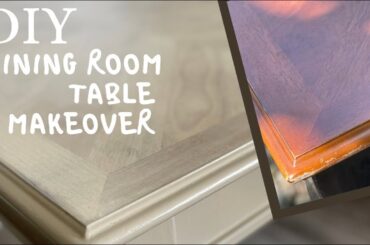 Dining Table Furniture Makeover Using @CountryChicPaint