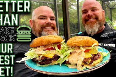 BETTER THAN SHAKE SHACK? THE BEST SMASHBURGERS ON THE GRIDDLE FROM HOME! SMASH BURGER RECIPE