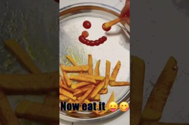 French potato fries homemade tasty #potato #shorts #youtubeshorts #trending #viral #instagram