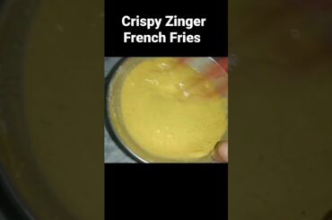 Crispy Zinger French Fries Recipe | Tea Time Snacks  | For full Recipe visit Account