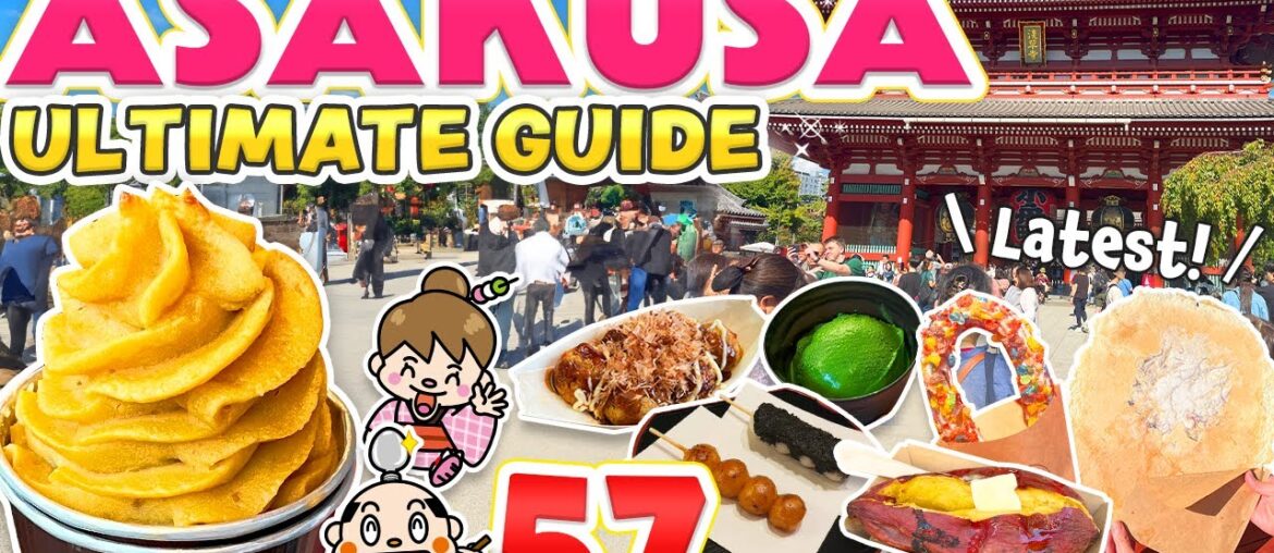 Asakusa Tokyo Latest Street Food Tour / Japan Travel Vlog Asakusa Tokyo Latest Street Food Tour / Japan Travel Vlog