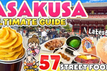 Asakusa Tokyo Latest Street Food Tour / Japan Travel Vlog