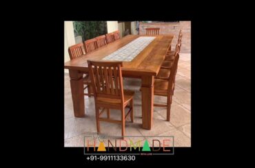 Dining Table: Latest Wooden dining table & chair design | Modern Dining Table Set #furniture #couch