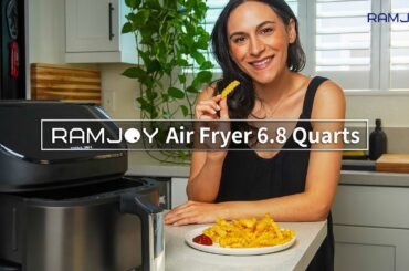 RAMJOY Air Fryer 6.8 Quarts