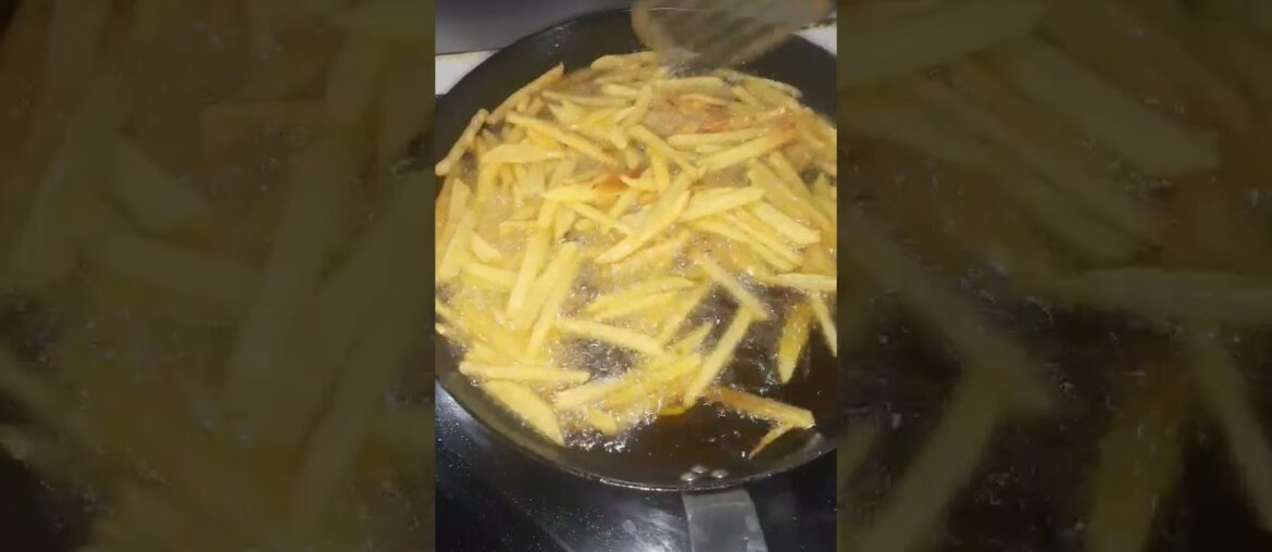 Crispy French Fries At Home | With Cheese Sauce