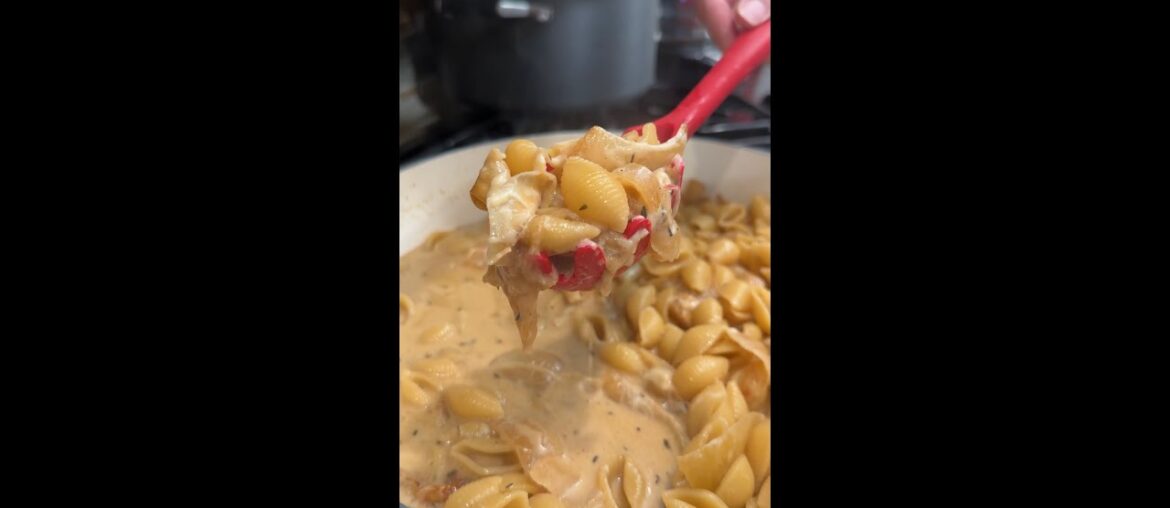 Delicious french onion pasta