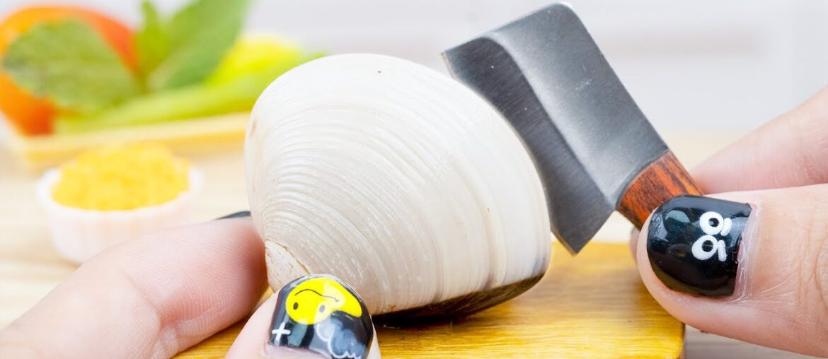 Cook Tasty Miniature Grilled Clams | Best Of Tiny Food By Miniature Yummy Cook Tasty Miniature Grilled Clams | Best Of Tiny Food By Miniature Yummy