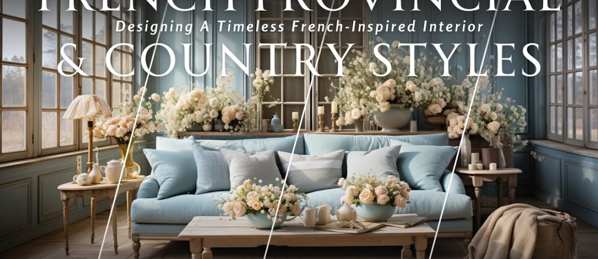 Timeless French-Inspired Interior: Designing with French Provincial & Country Styles