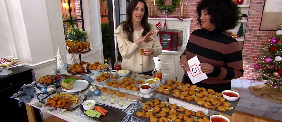 Egg Harbor 3 or 6-lbs of Breaded Colossal Shrimp with Sauce on QVC Egg Harbor 3 or 6-lbs of Breaded Colossal Shrimp with Sauce on QVC