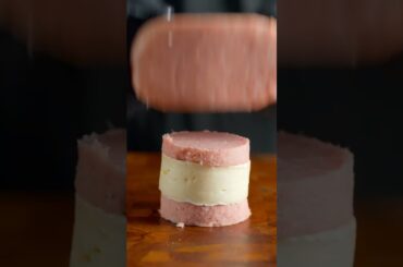 Ham with cheese in batter #shorts