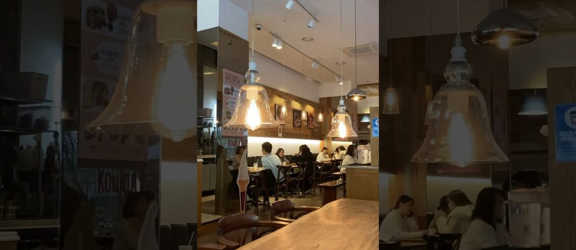 Korean dining scene : Enjoying brunch at the "Gontrancherrier" restaurant in Bundang Korea