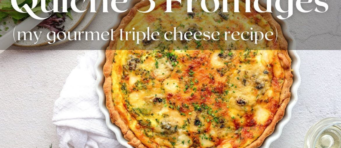 My Gourmet Triple Cheese Quiche Recipe My Gourmet Triple Cheese Quiche Recipe
