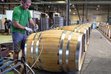 Inside French Factory Producing Massive Traditional Wine Barrels