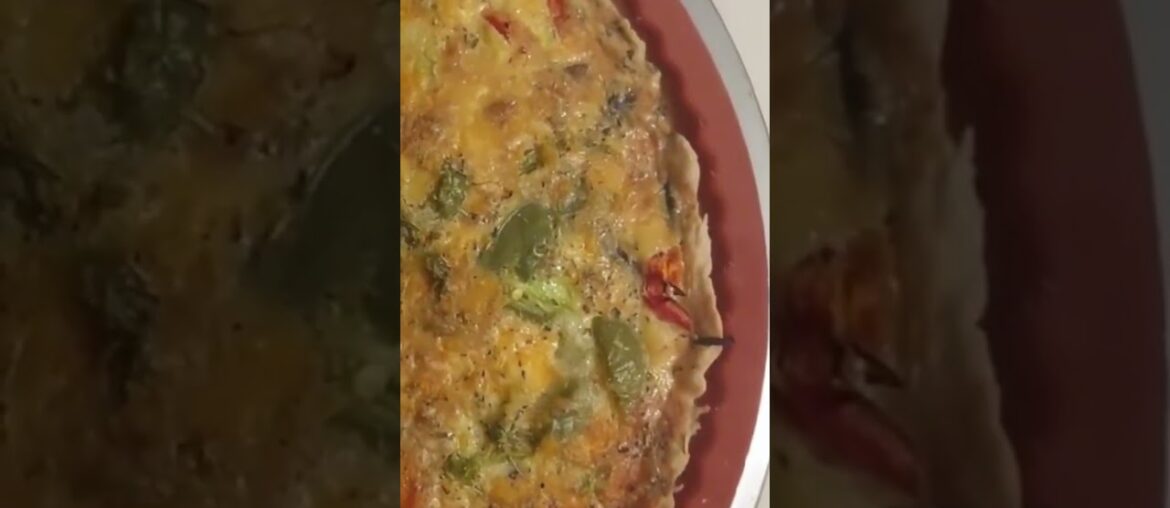 French Vegetable Quiche #shorts #recipe  #quiche