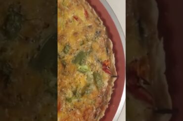 French Vegetable Quiche #shorts #recipe  #quiche
