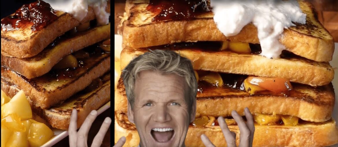 How to Make Gordan Ramsay's Apple French Toast | Easy Gourmet French Toast Recipe