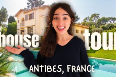 Inside a French Riviera house in Antibes, France (in French with subtitles)