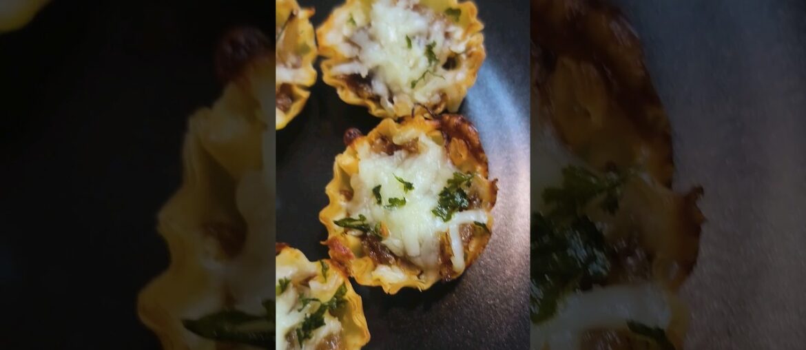 French Onion Phyllo Cups #shorts #holidayseason #appetizer #trendingshorts French Onion Phyllo Cups #shorts #holidayseason #appetizer #trendingshorts
