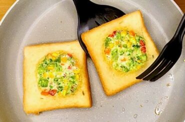 French Toast/ you've never had such special Toast vegetables.right? 2 simple delicious toast recipe