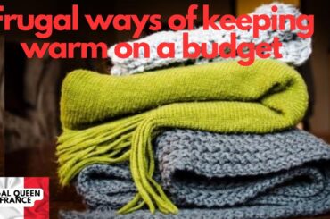 Frugal ways of keeping warm on a budget. #warmup #winter #cold #frugalliving