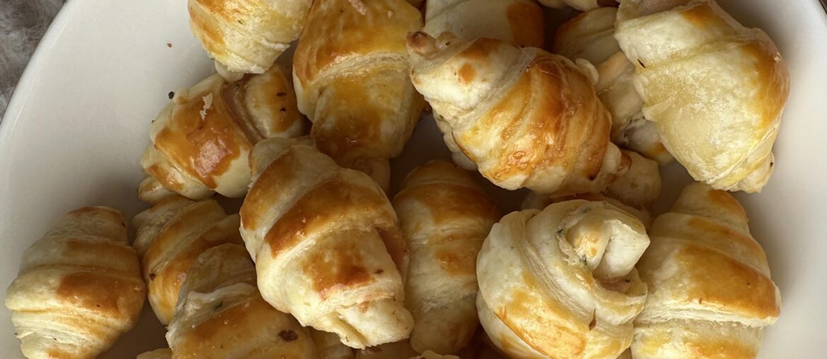 Petit croissant saumon tartare