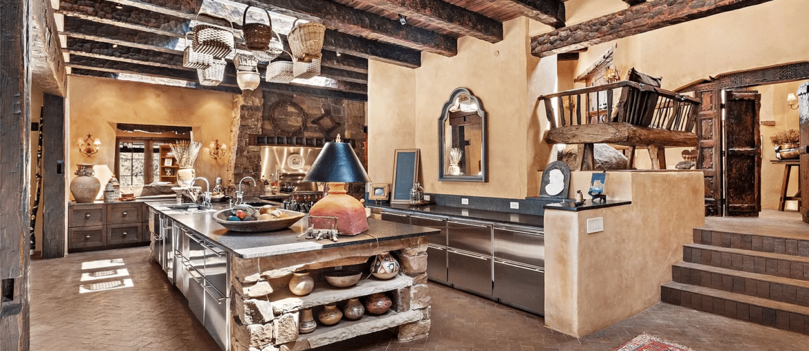 Over-the-top Kitchen for someone very serious about their kitchens. Santa Fe [1536x1024]