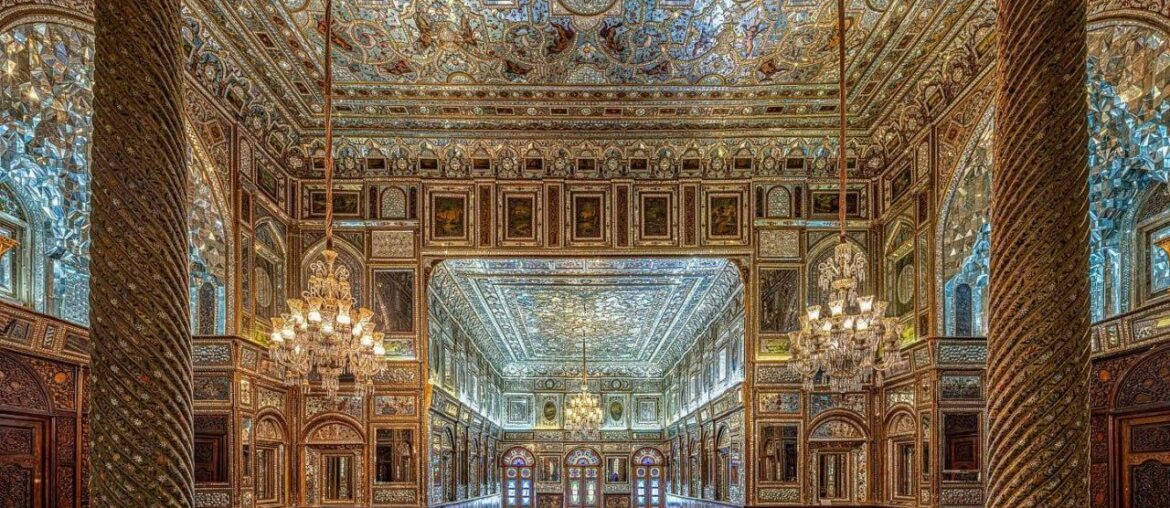 Golestan Palace in Tehran, originally built in 1404. UNESCO World Heritage Site. (1280×1280)