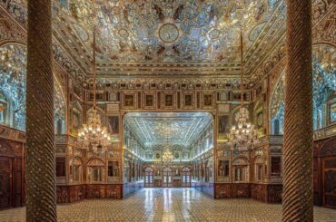 Golestan Palace in Tehran, originally built in 1404. UNESCO World Heritage Site. (1280×1280)