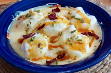 Floating Custard Recipe || French Snowball Recipe || Easy Christmas Recipe ||