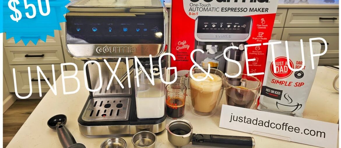 Unboxing & Setup Gourmia Automatic Espresso Machine at Walmart $50. (How To Prime Pump) Unboxing & Setup Gourmia Automatic Espresso Machine at Walmart $50. (How To Prime Pump)