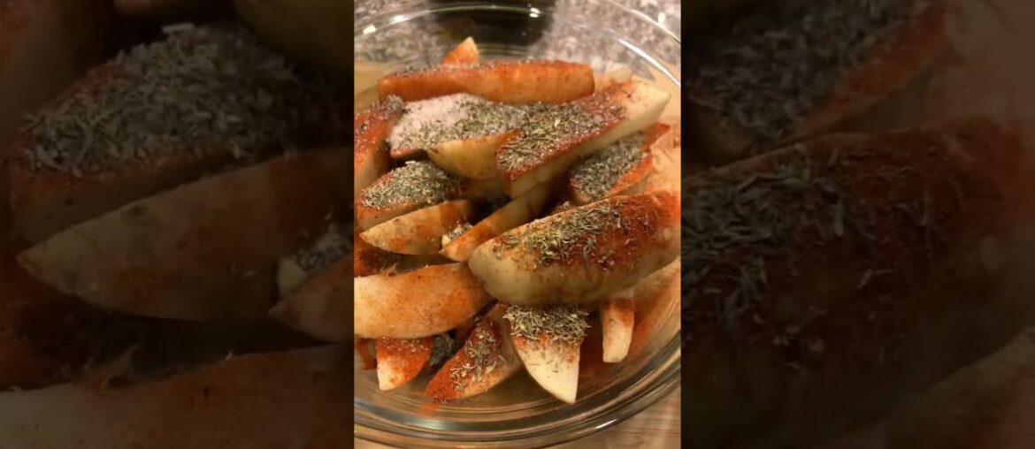 AIR FRYER POTATO WEDGES RECIPE