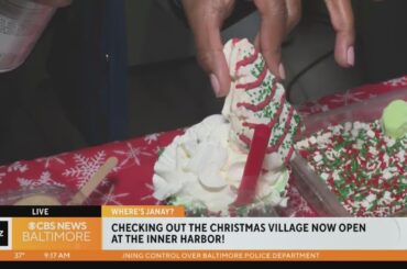 Where's Janay? Checking out the sweet treats that can be found at Baltimore's Christmas Village