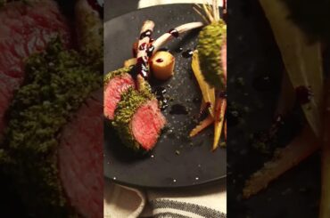 French Piastachio Crusted Rack Lamb easy and fast steak recipe fo Christmas different food music