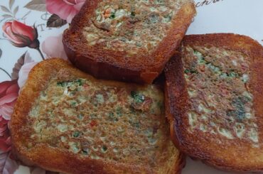 Masala french toast|Children’s instant lunchbox recipe|egg toast|Omelette bread toast|