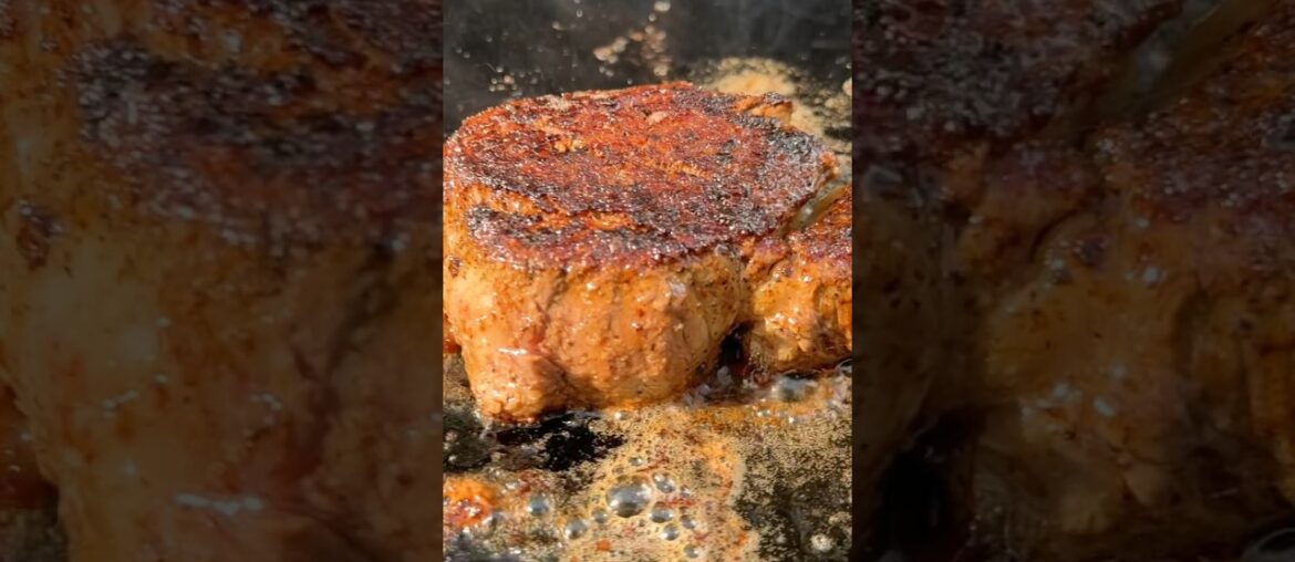 ICYMI: How to make the BEST STEAKS ON THE GRIDDLE! FILET MIGNON ON THE FLAT TOP GRIDDLE