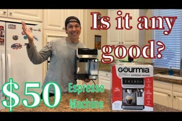 Gourmia Espresso Maker for $50?? Is it any good?