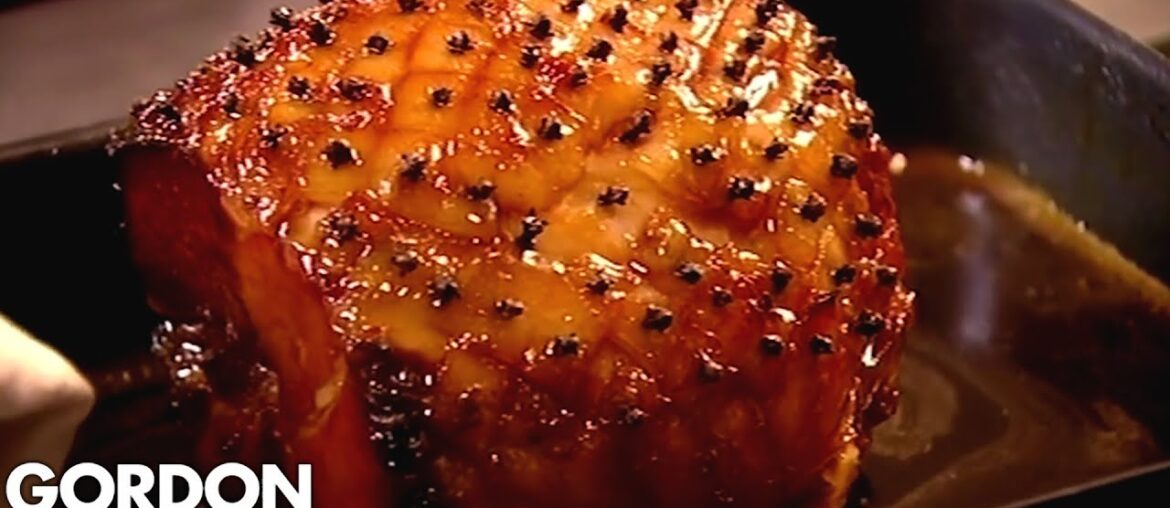CHRISTMAS RECIPE: Honey Glazed Ham With Pear & Saffron Chutney