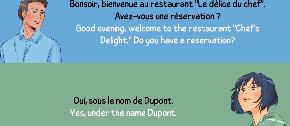Dining Delights: French Restaurant Conversation - Enhance Your French Language Proficiency